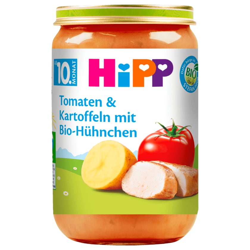 Hipp Tomaten & Kartoffeln mit Bio-Hühnchen 220g